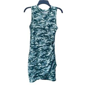 NWOT Just Be Camo Tulip Hem Tank Dress, Size S